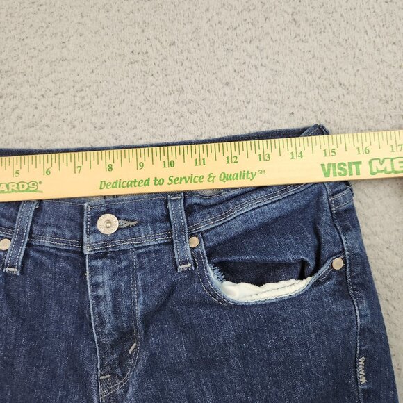Levi's Jeans Womens Size 8M Curvy Bootcut Mid Rise 515 Stretch Blue Denim Ladies - Picture 4 of 11